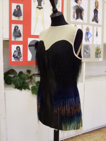 Dámska blúzka inšpirovaná prírodninami, 2.ročník